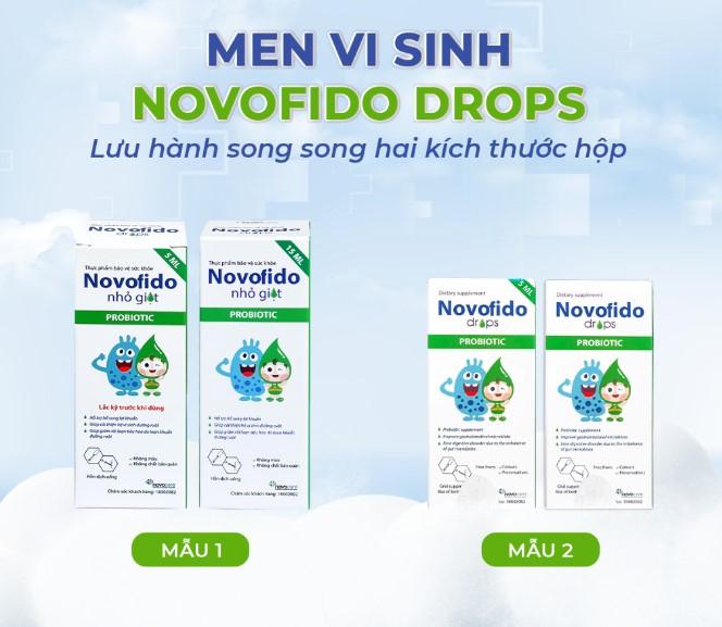 Men vi sinh Novofido Drops