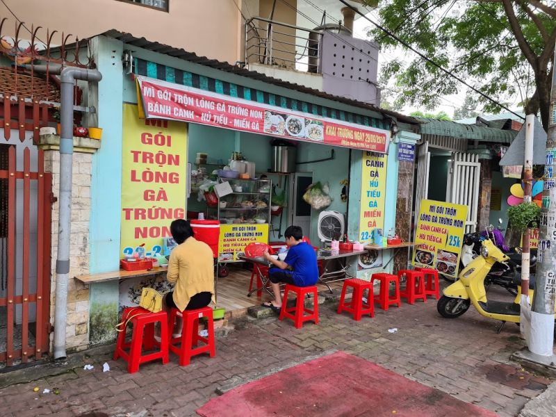 Mì gói Lòng Gà Trứng Non, Miến Gà