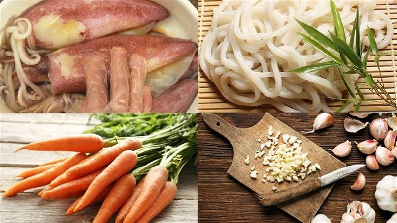 Mì udon xào hải sản