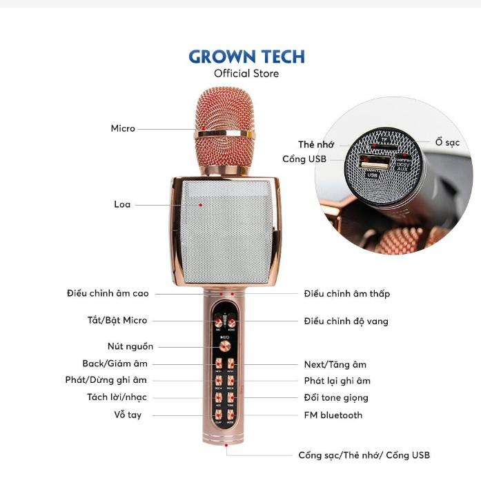 Micro không dây GrownTech YS 91