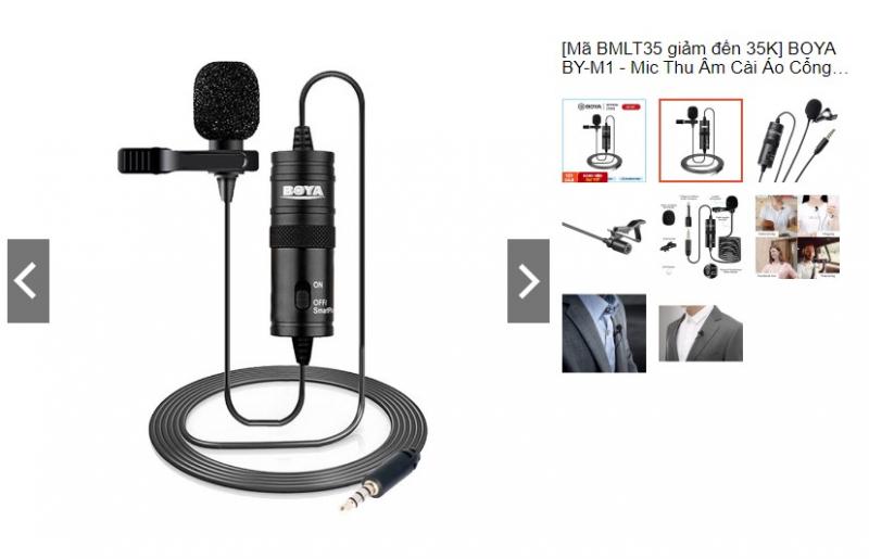 Micro thu âm BOYA BY-M1