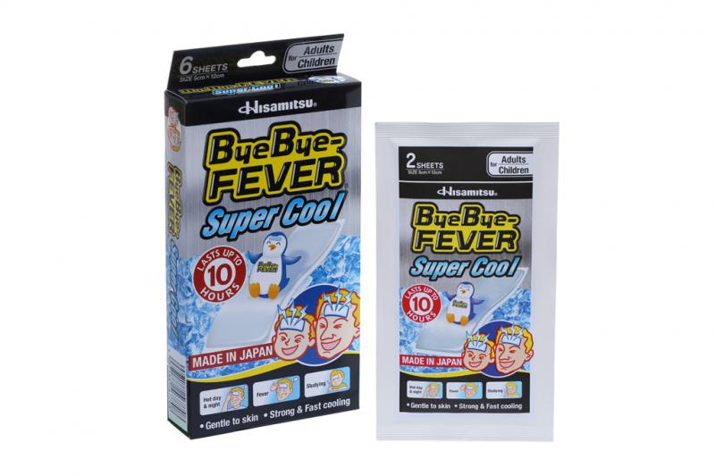 Miếng dán hỗ trợ hạ sốt Hisamitsu Bye Bye - Fever Super Cool