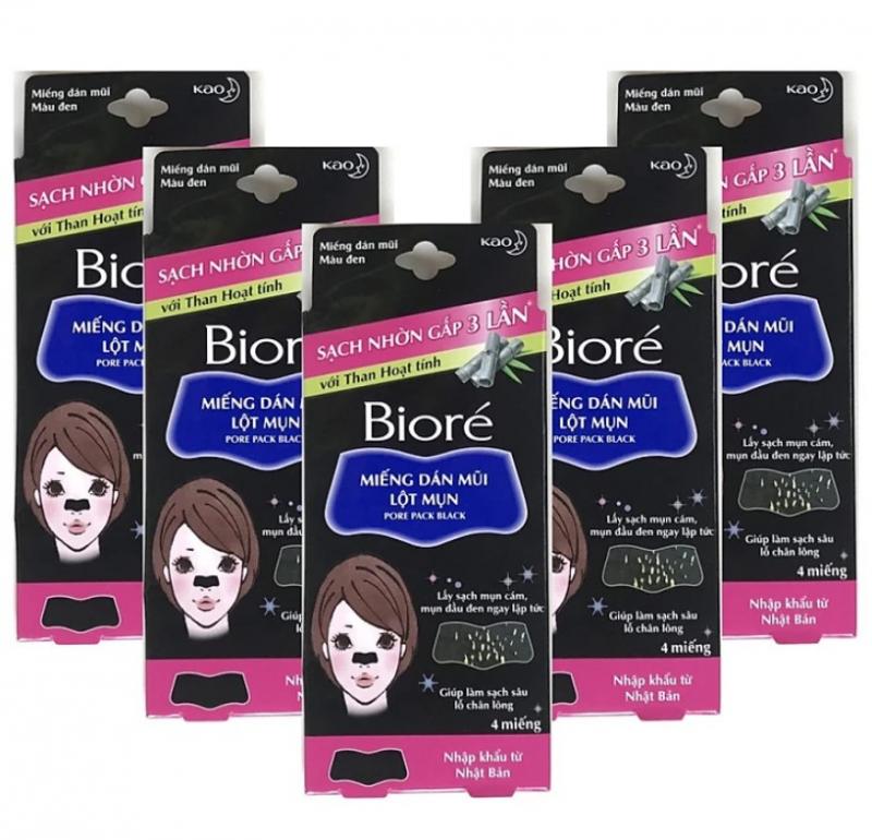 Miếng dán lột mụn Bioré Pore Pack Black