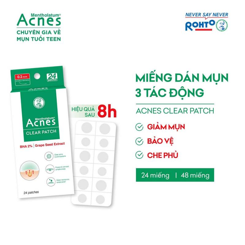 Miếng dán mụn Acnes Clear Patch