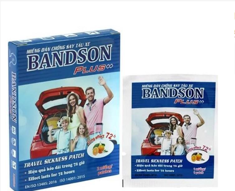 Miếng dán chống say tàu xe Bandson Plus