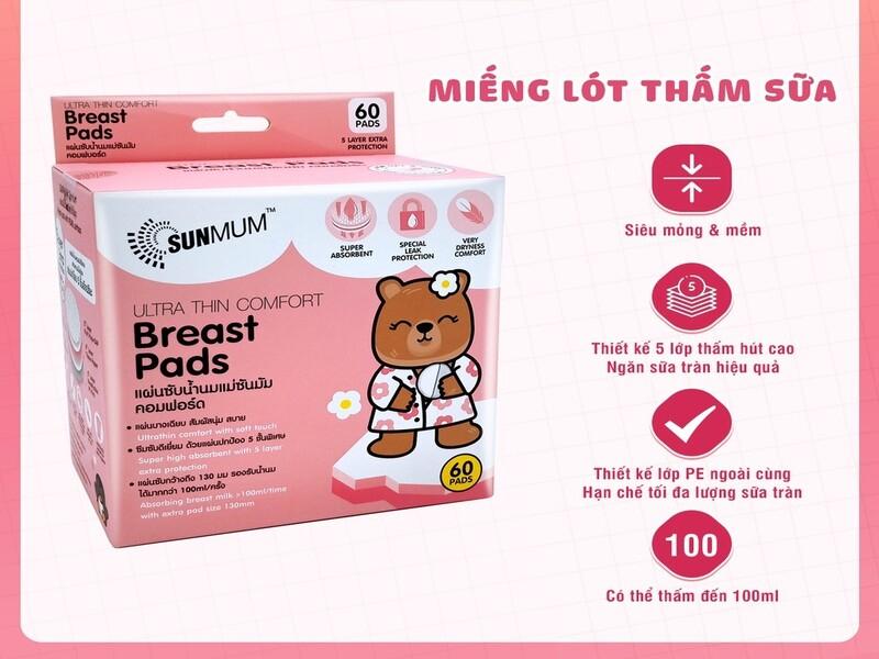 Miếng lót thấm sữa Sunmum Breast Pads