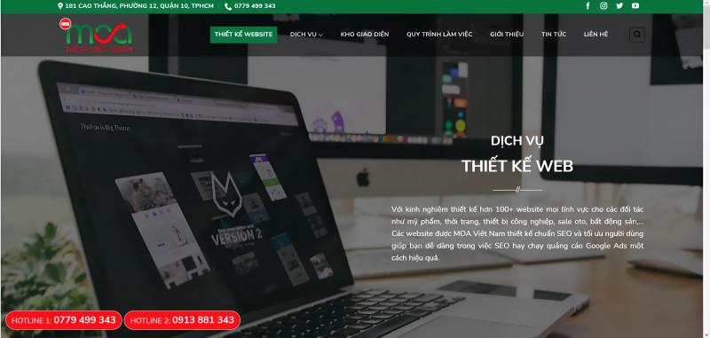 Website chính thức của MOA Việt Nam