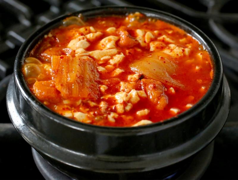 SOONDUBU JJIGAE (SÚP ĐẬU PHỤ KHO)