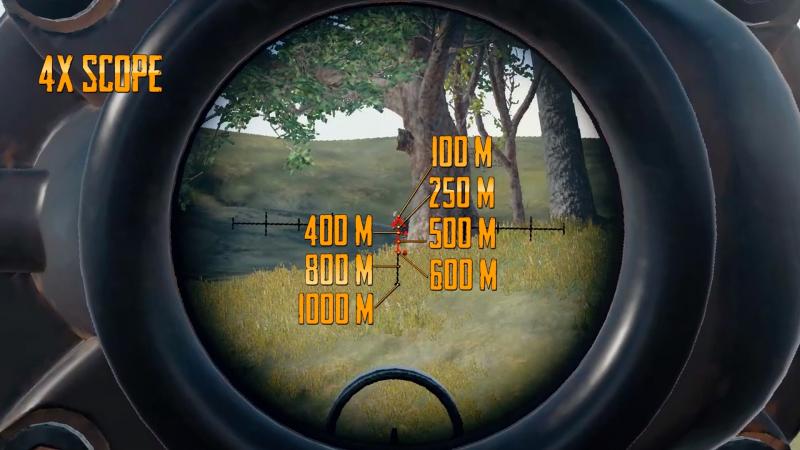 4x scope - PUBG