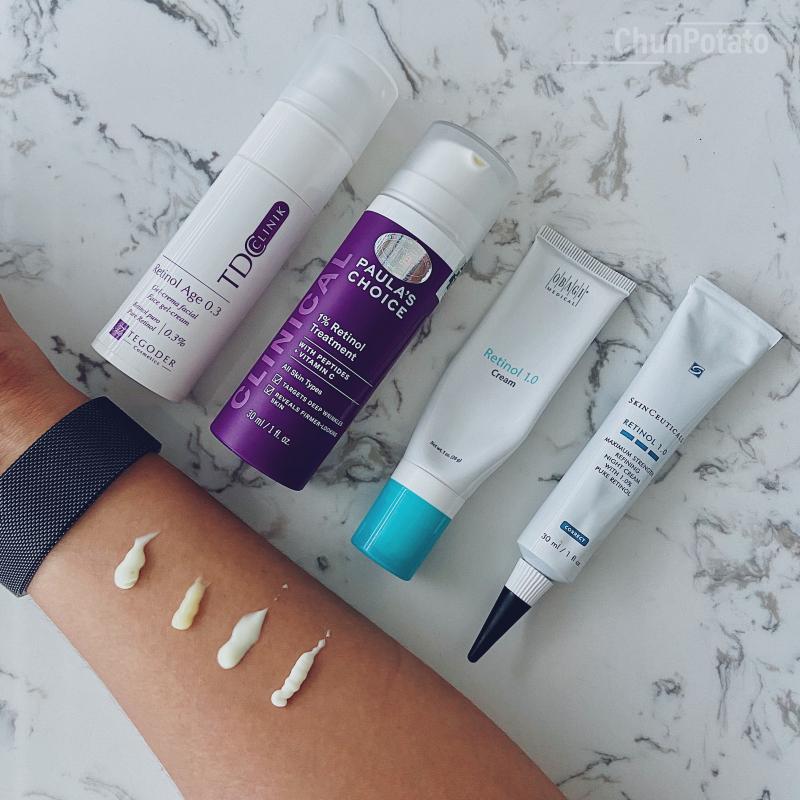 Một số sản phẩm Retinol có thể sử dụng?