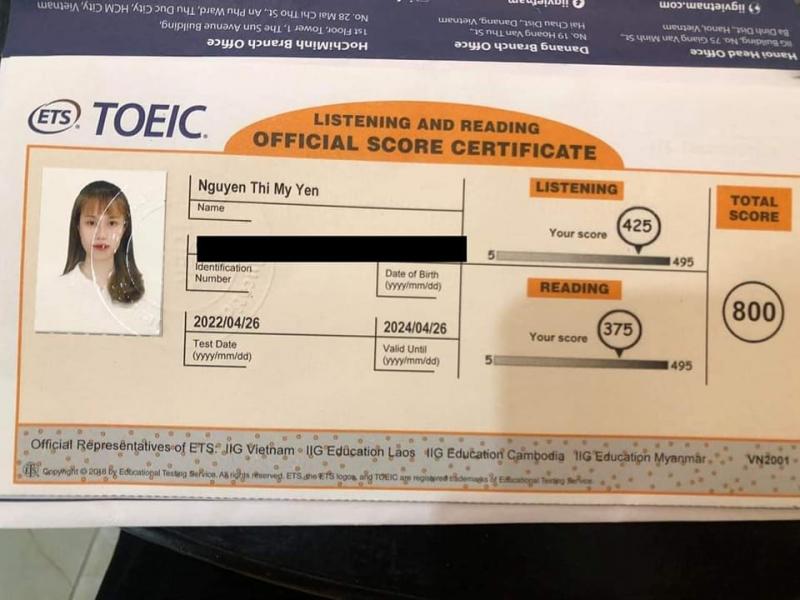 Ms. LY Toeic Danang