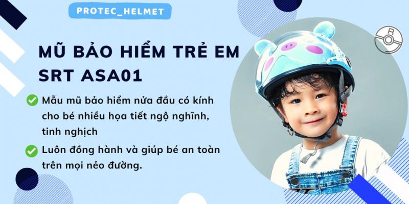 Mũ bảo hiểm cho bé SRT ASA01