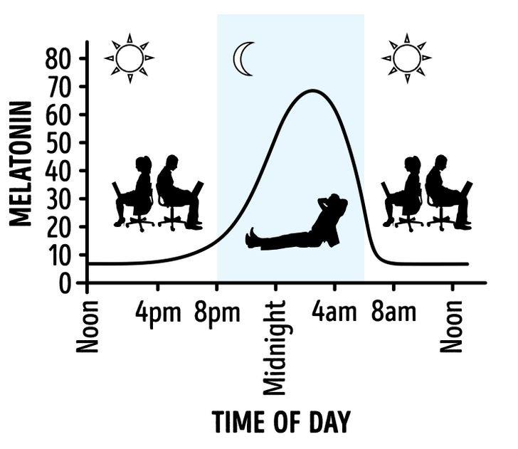 Mức độ melatonin trong cơ thể bạn thay đổi