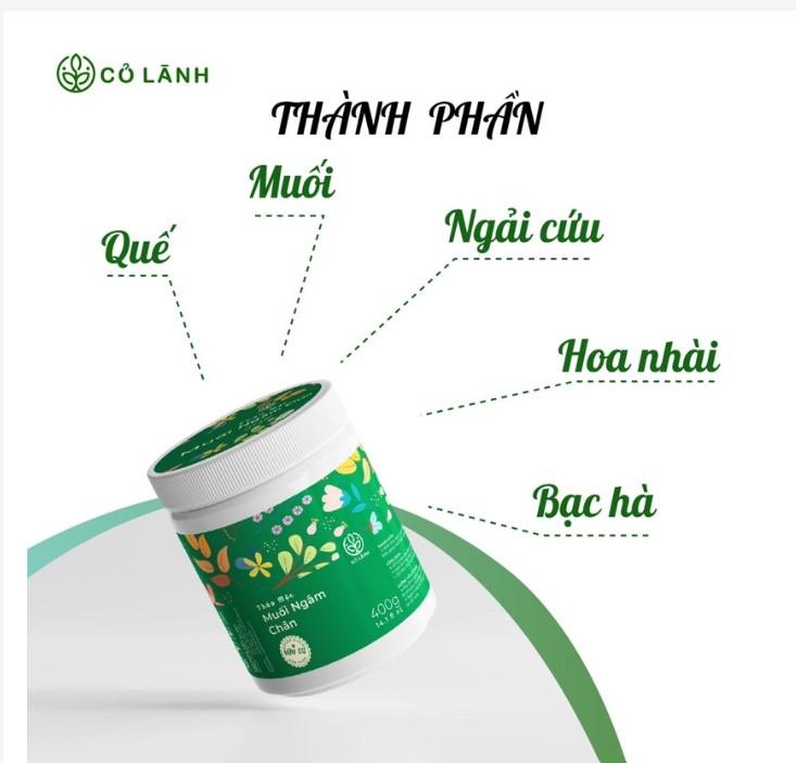 Muối ngâm chân thiên nhiên hữu cơ Cỏ Lành