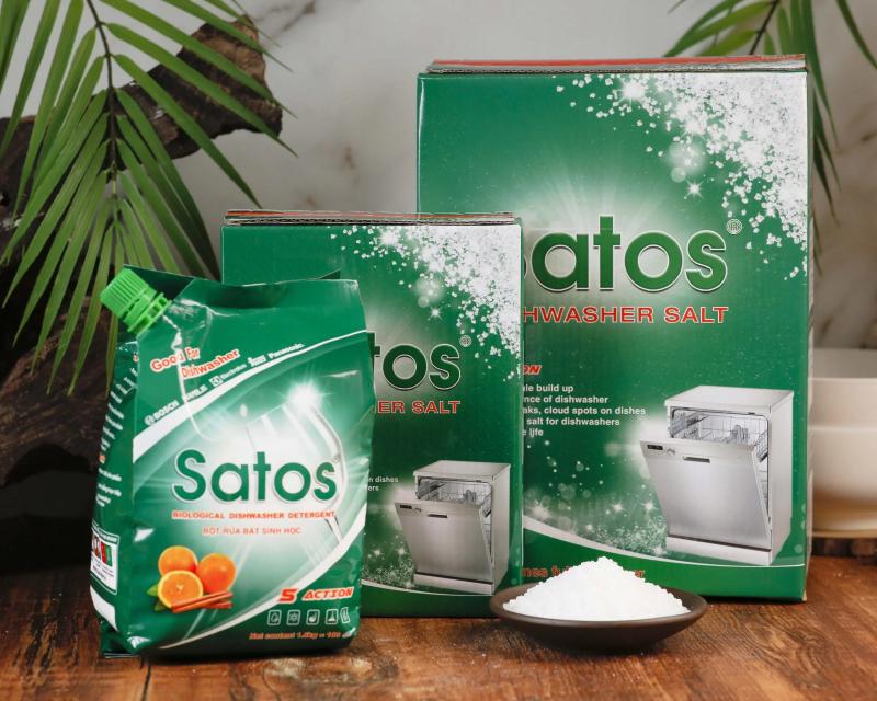 Muối rửa bát Satos