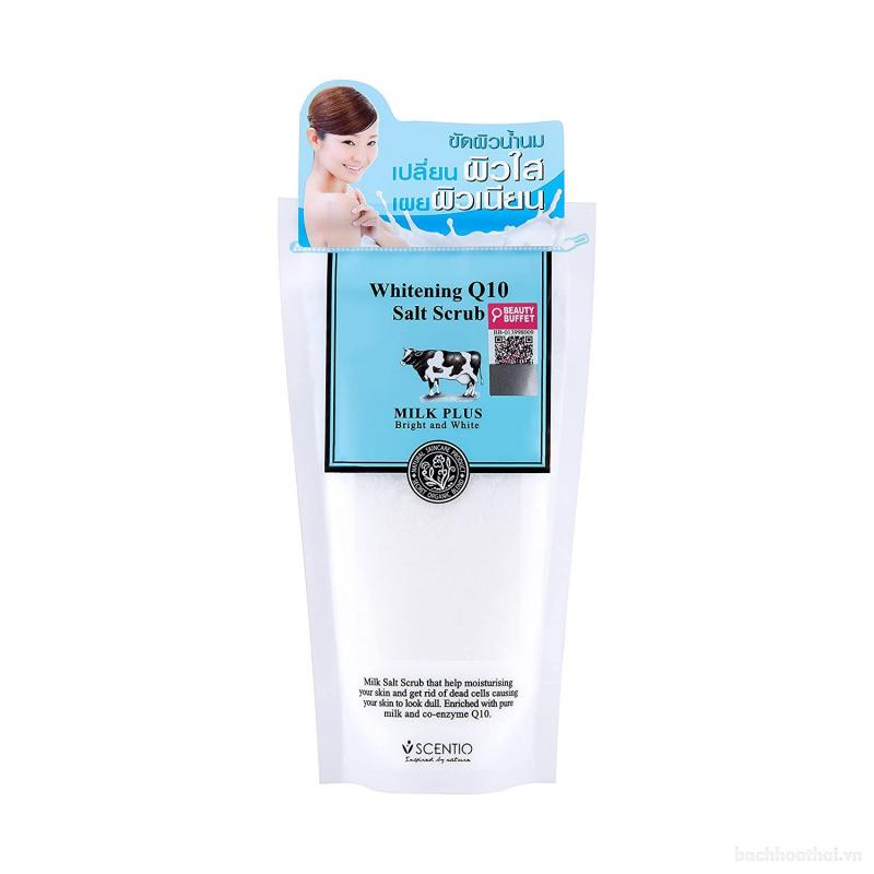 Muối tắm tẩy tế bào chết ﻿Scentio Whitening Q10 Milk Plus