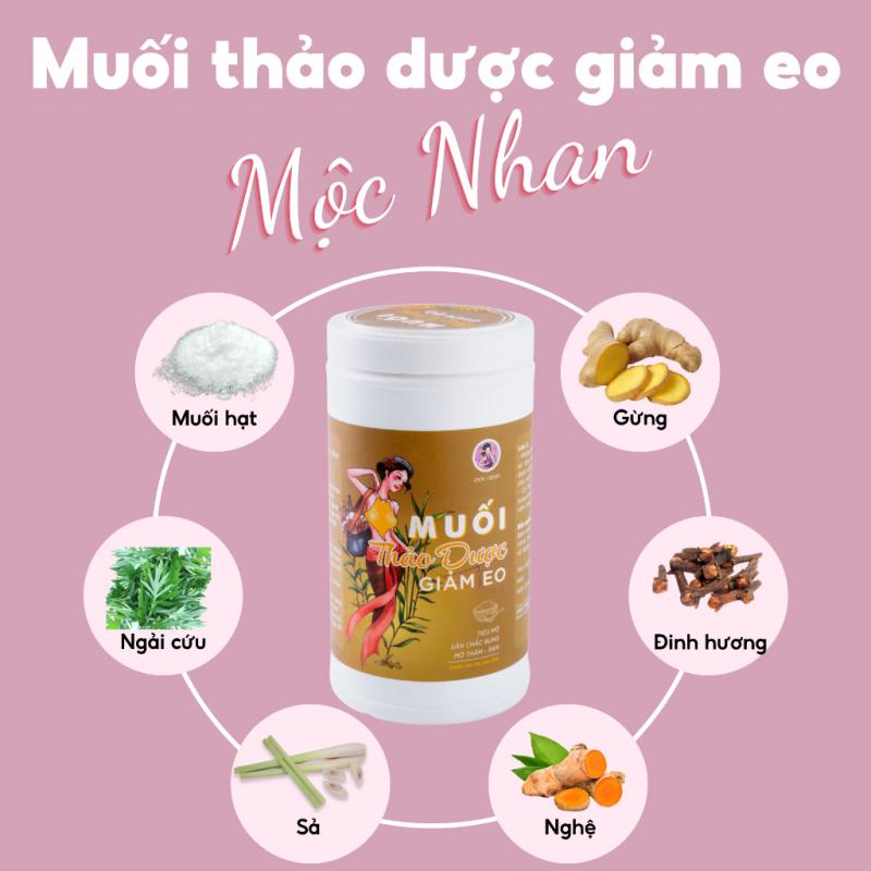 Muối thảo dược giảm eo Mộc Nhan