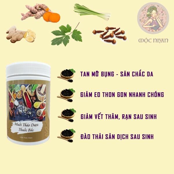 Muối thảo dược giảm eo Mộc Nhan