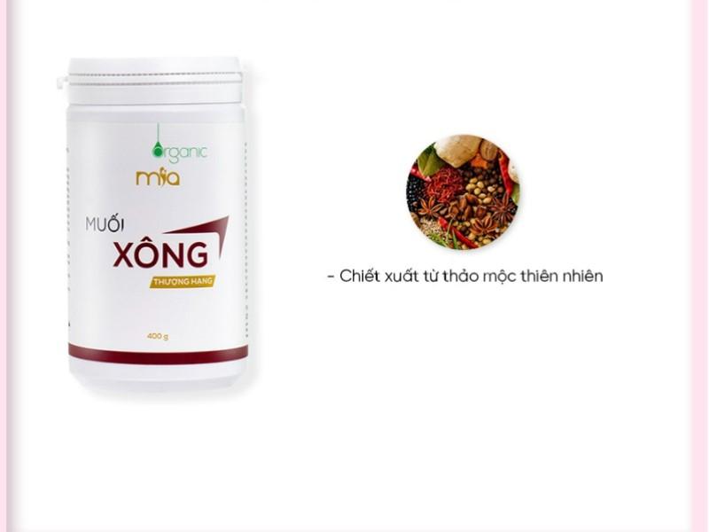 Muối xông vùng kín dành cho mẹ bầu, nuôi dưỡng phục hồi trẻ hóa - Mía Organic