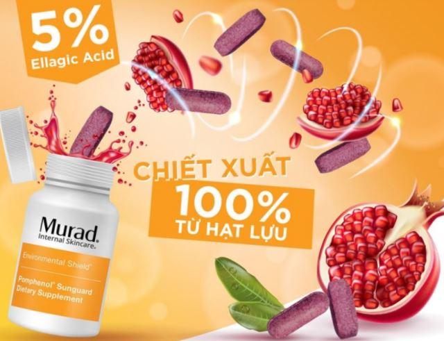 Viên uống chống nắng Murad Pomphenol Sunguard Dietary Supplement