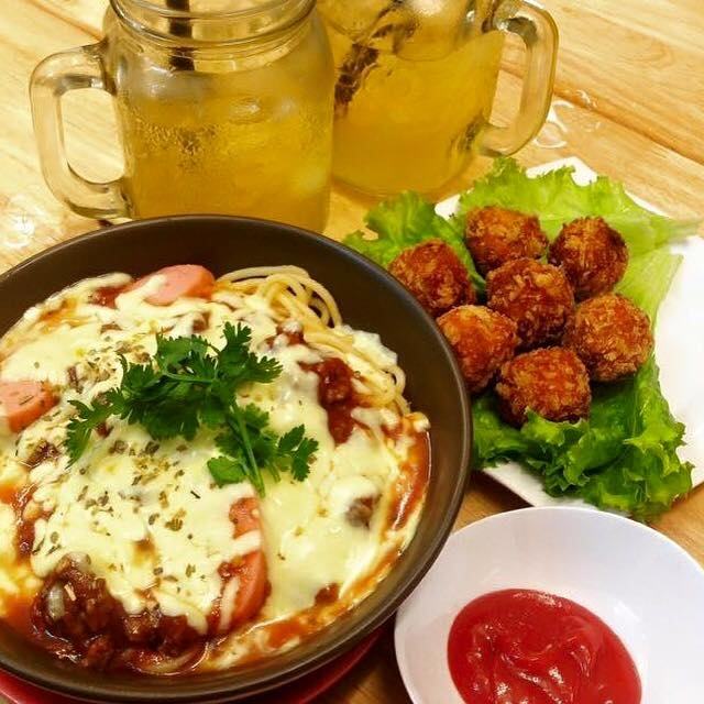 Mì Ý bò sốt phô mai đút lò - Bonjour Resto'