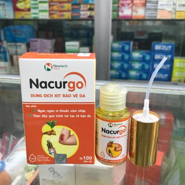 Nacurgo - Dung dịch xịt bảo vệ da