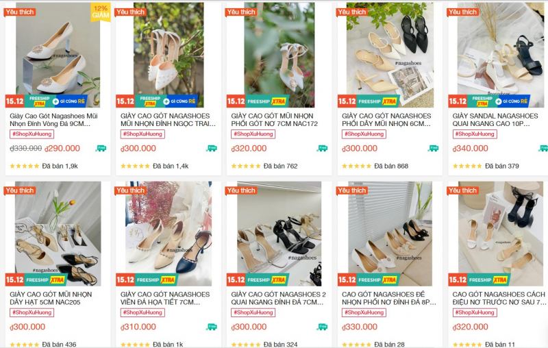 Một trong những shop giày đẹp và uy tín ở Shopee