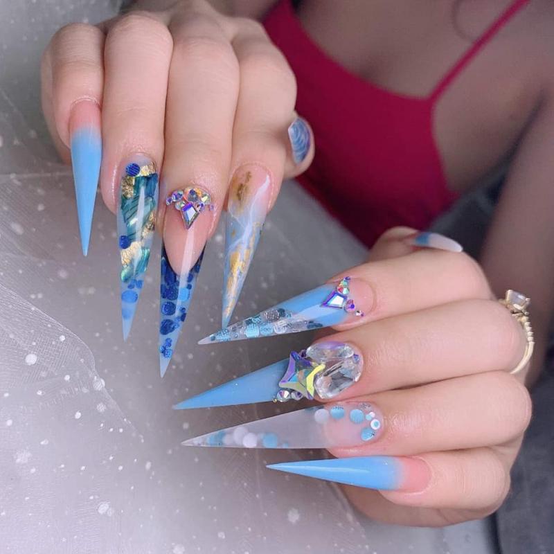 Mẫu do học viên Nail Oanh Lê làm