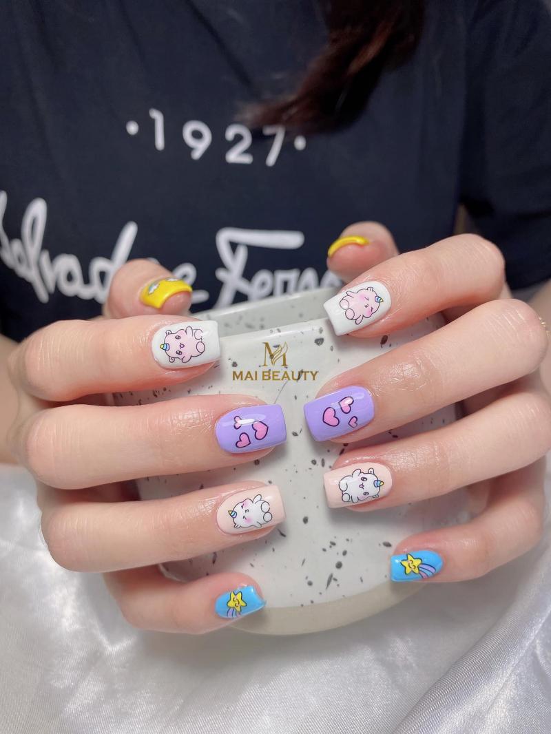 Tính nghệ thuật ở Nails Mai Beauty  không nghiêng về sự cầu kỳ hay phức tạp mà đó là chính ở sự đơn giản nhưng cuốn hút vô cùng