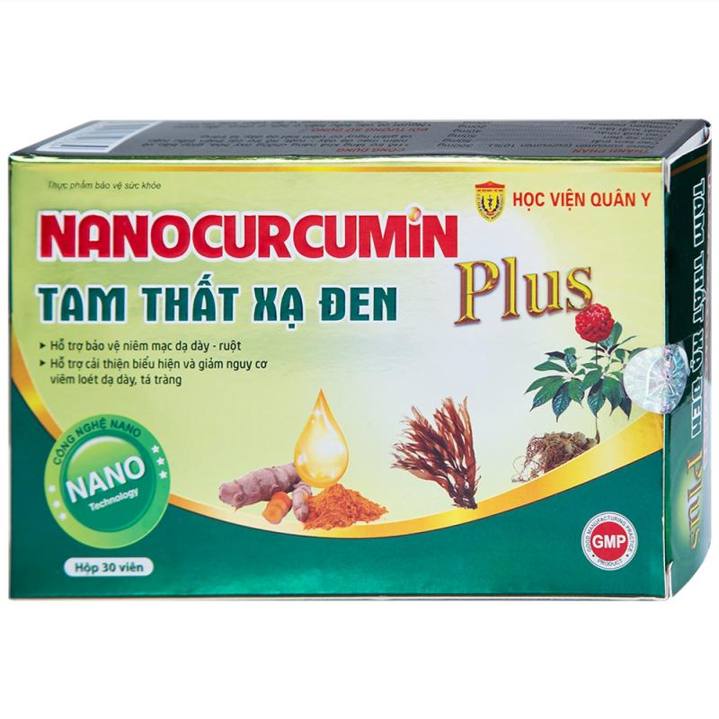 Nano curcumin tam thất xạ đen Plus