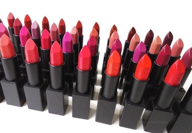 NARS Audacious Lipstick Colors.