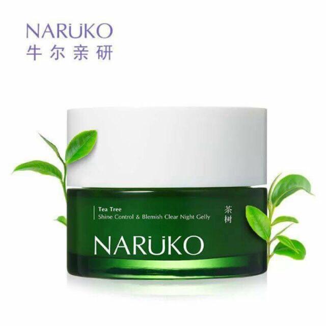 Naruko Tea Tree Shine Control Blemish Clear Night Gelly