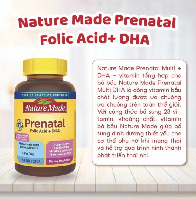 Nature Made Prenatal Folic Acid + DHA