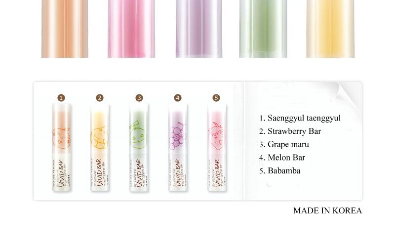 Một dòng sản phẩm son môi của Nature Republic