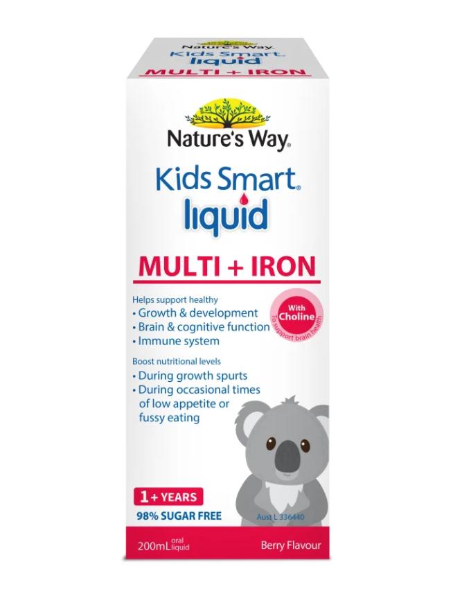 Nature's Way Kids Smart Liquid Multi + Iron