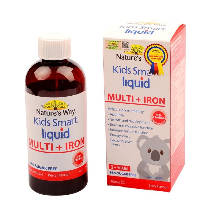 Nature’s Way Kids Smart Liquid Multi + Iron