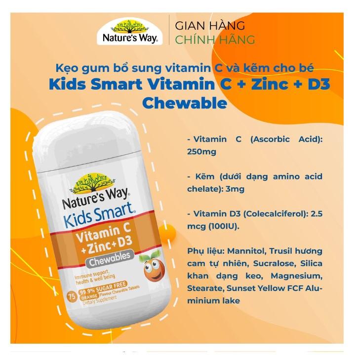 Nature’s Way Kids Smart Vita Gummies Vitamin C + ZinC