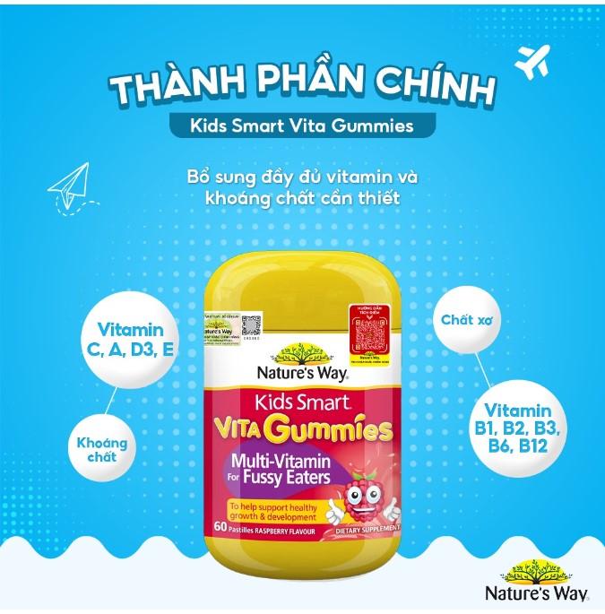 Kẹo Nature’s Way Kids Smart Vita Gummies Multi Vitamin