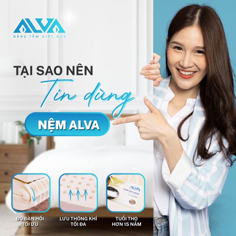 Nệm Alva - Thương hiệu xây dựng từ nền tảng uy tín, niềm tin, chất lượng.