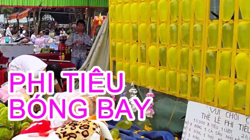 Ném bóng bay bằng phi tiêu