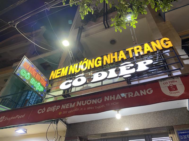 Nem nướng Nha Trang cô Điệp