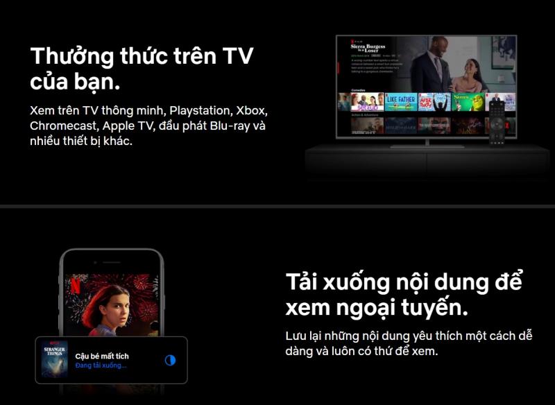 Trang web Netflix