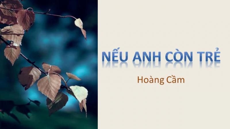 Nếu anh còn trẻ – Hoàng Cầm