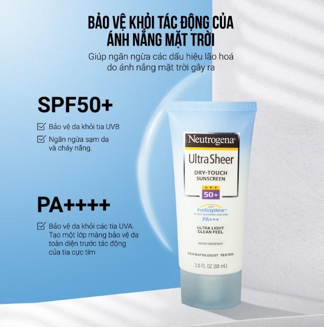 Neutrogena Ultra Sheer Dry-Touch Sunscreen SPF 50