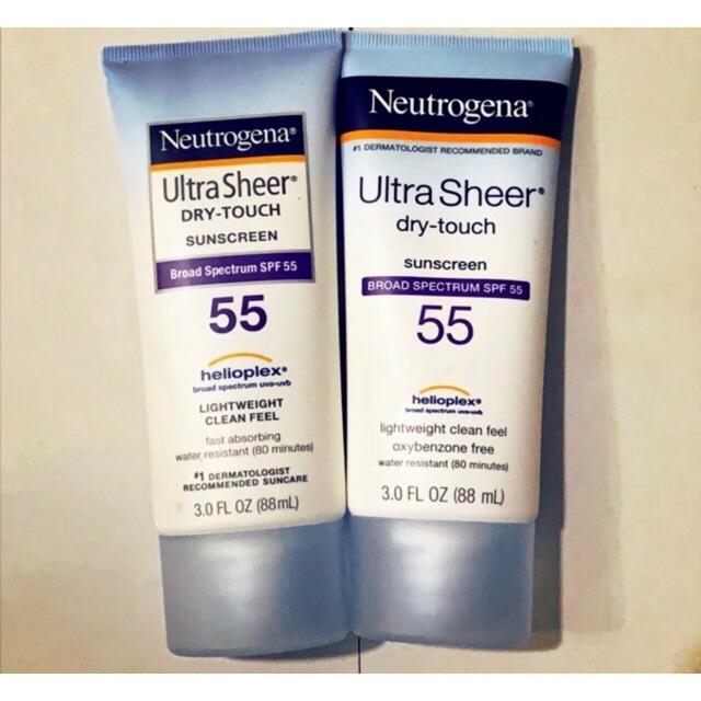 Neutrogena Ultra Sheer Dry-Touch Sunscreen SPF 55