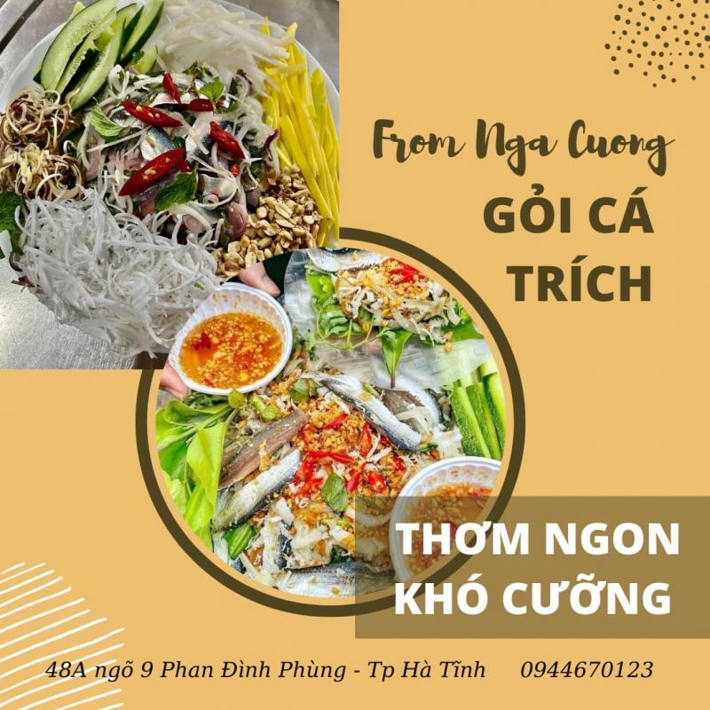 Nga Cường - Gỏi cá trích & Hải sản Hà Tĩnh