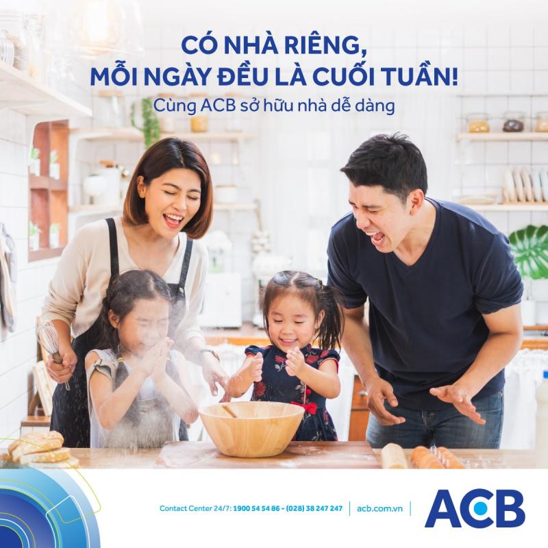 Sản phẩm vay mua nhà là một thế mạnh của ACB