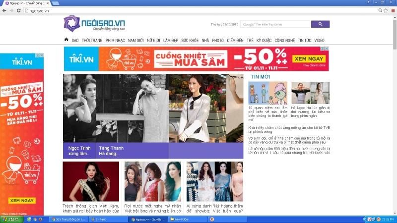 Trang web thông tin giải trí showbiz phổ biến nhất tại Việt Nam