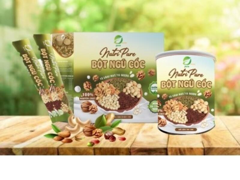 Bột ngũ cốc dinh dưỡng NutriPure phù hợp cho mẹ bầu