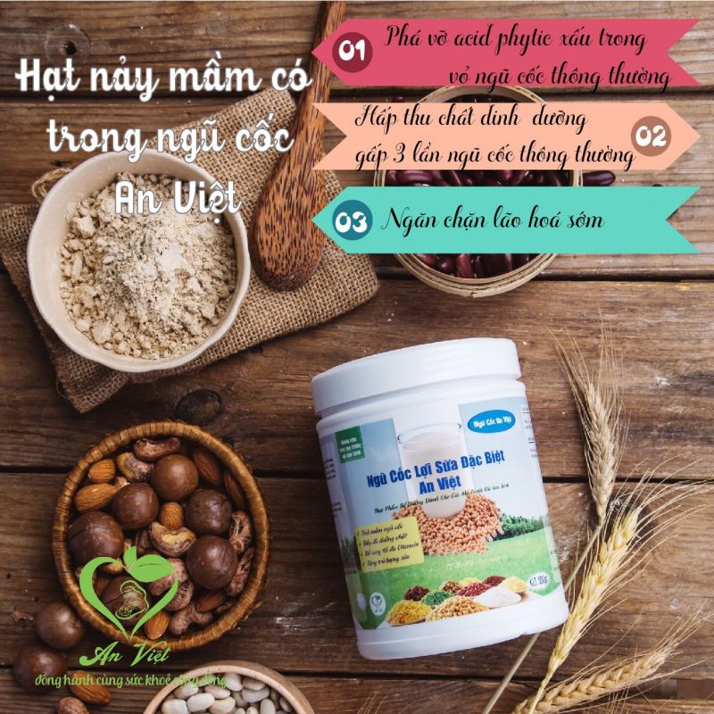 Ngũ cốc lợi sữa đặc biệt An Việt